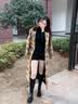 CAMILA KSENIA爆款马丁靴女士2026年新款秋季时尚轻奢骑士长筒靴柔软舒适长靴子 黑色【单里】 37 实拍图