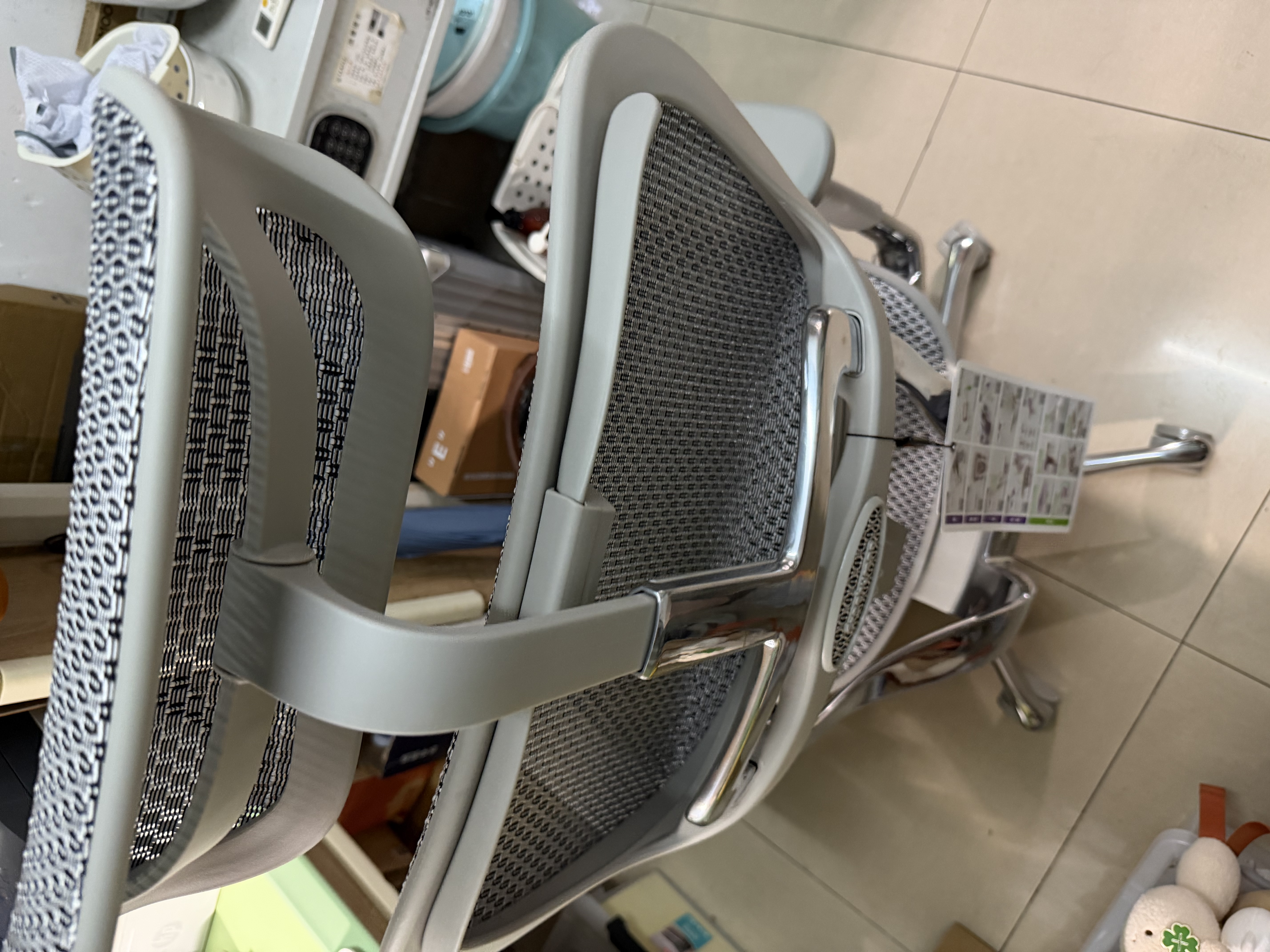 Ergonor保友金豪E2/金豪E2 Pro 高端人体工学椅 电脑椅办公椅家用电竞椅 【金豪E2 Pro】银白网 整椅发货 送货上门 实拍图