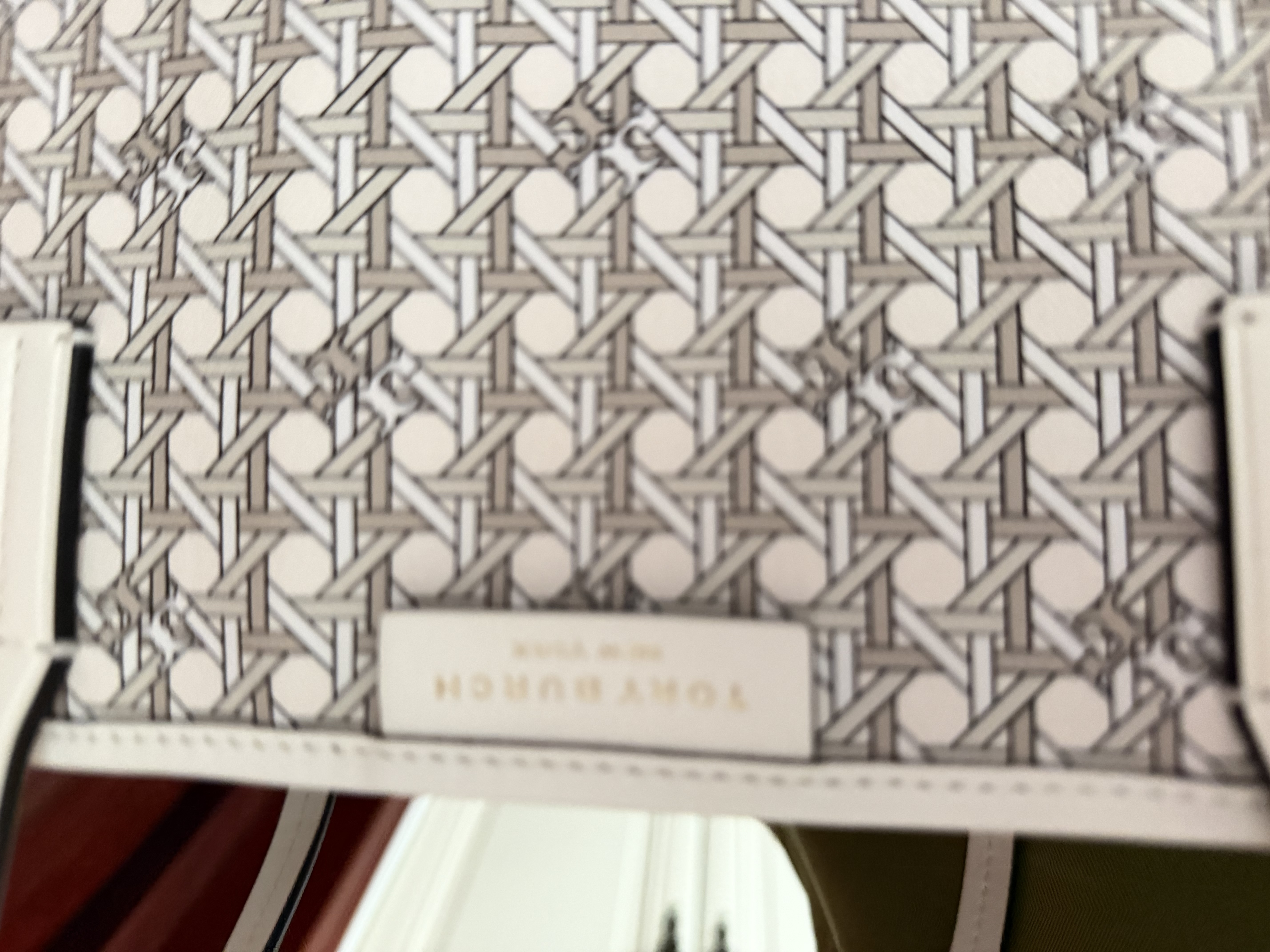 Tory Burch 汤丽柏琦【线上专享】 EVER-READY 小号托特包女包TB 147748 象牙白 104 OS 实拍图