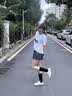 WESTRAVAL小白鞋女2026秋季休闲鞋运动板鞋厚底内增高女鞋帆布鞋芭蕾德训鞋 米白色内增高 35 实拍图