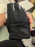 洛克兄弟（ROCKBROS） 骑行手套自行车半指夏季户外手套男女款短指骑车手套骑行装备 S169 黑灰 SBR+GEL双重减震 XXL 实拍图