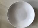 洁雅杰陶瓷盘家用白盘子8英寸中式釉下彩深盘菜盘陶瓷汤盘4只装竖纹白瓷 实拍图