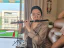 名森（Minsine）苦竹精制笛子竹笛E调单插白铜 专业演奏横笛民族吹奏乐器D45黑色 实拍图