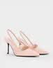 CHARLES&KEITH缎面蝴蝶结尖头高跟凉鞋女生日礼物送女友CK1-60361556 Light Pink浅粉色 38 实拍图