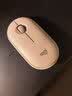 罗技（Logitech）LOGITECH PEBBLE 无线蓝牙鼠标 静音鼠标 办公鹅卵石造型 轻薄便携 时尚小巧 烟云灰 实拍图