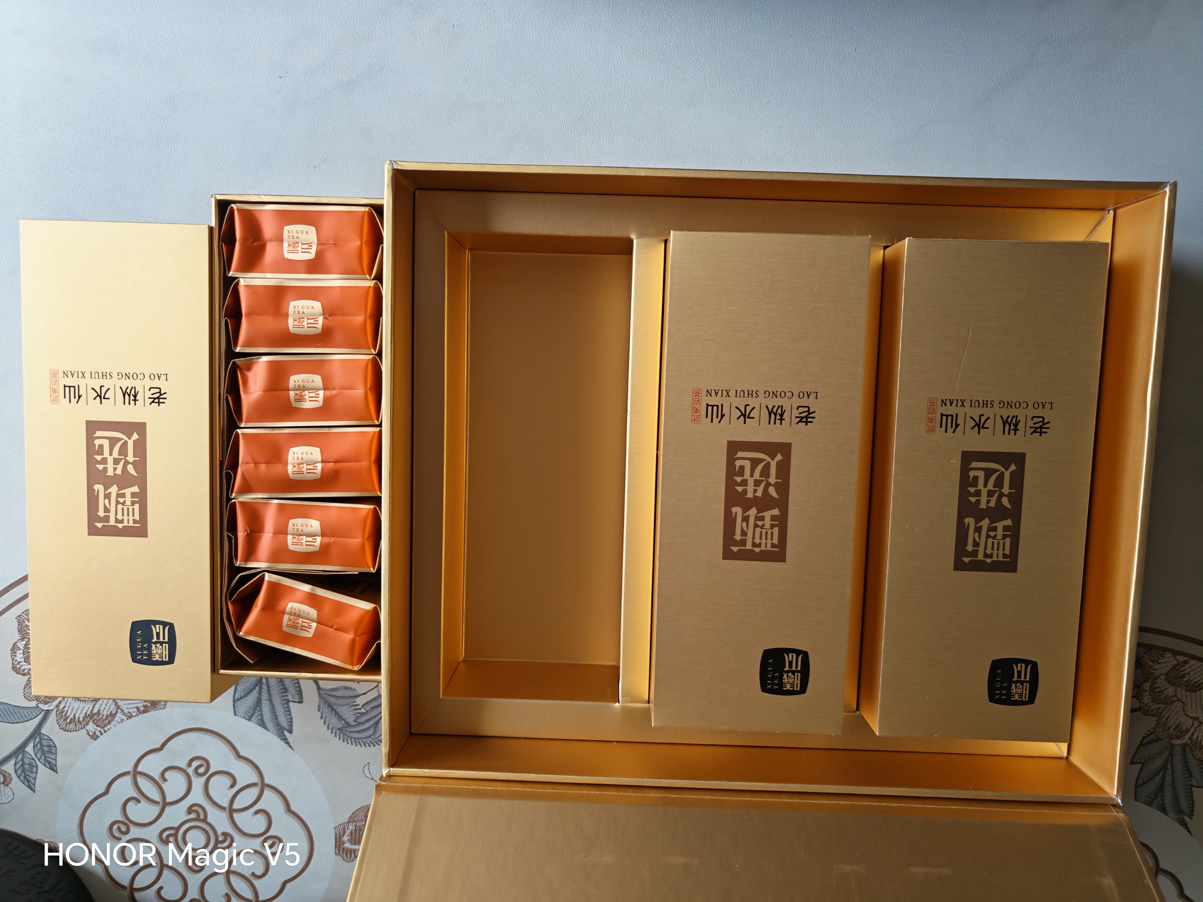 曦瓜乌龙茶甄选武夷岩茶老枞水仙特级153g 中火茶叶礼盒装 实拍图