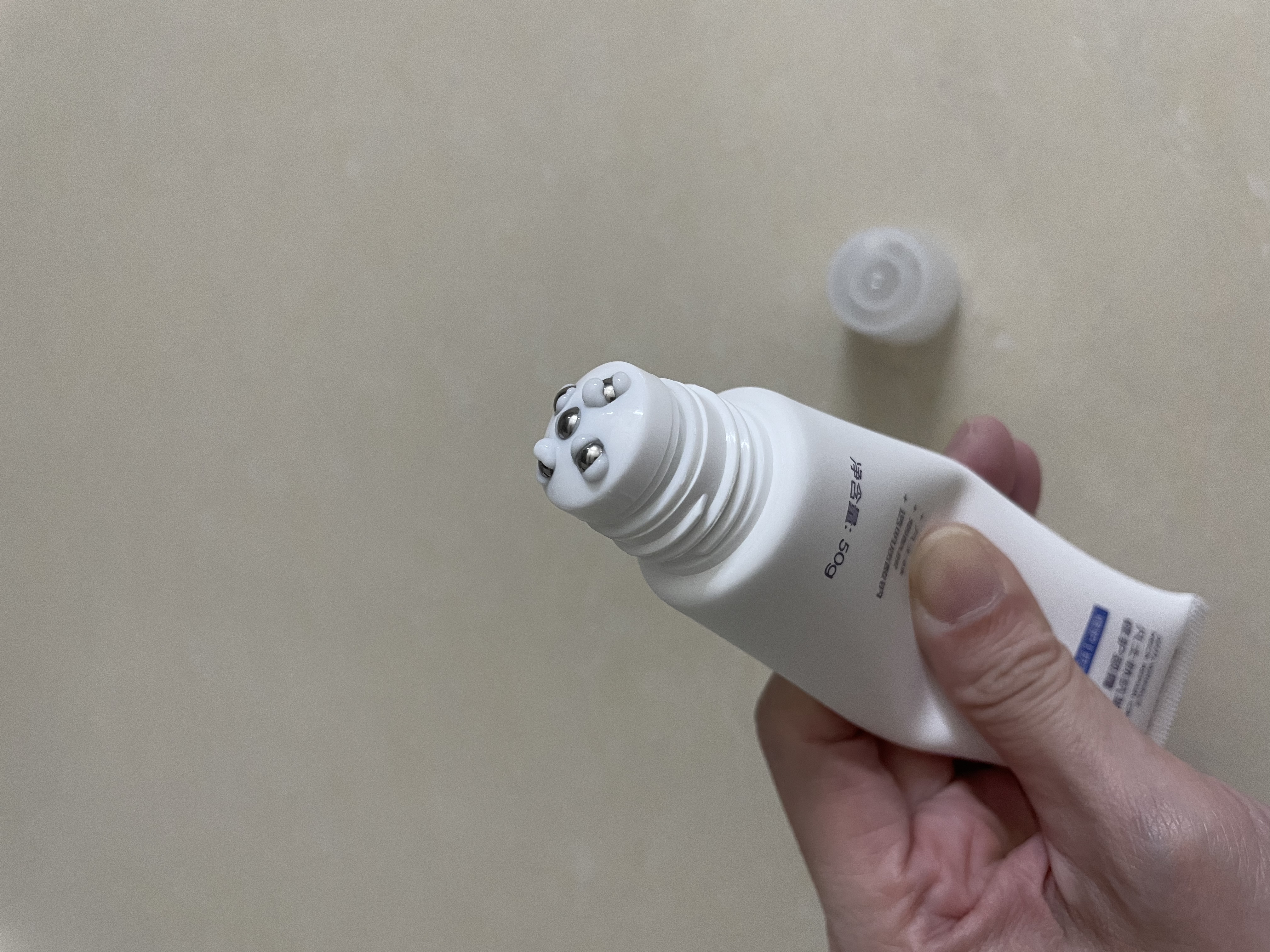 sakose凡士林紧致抗皱修护柔珠滚轮颈霜50g颈膜贴淡化颈纹脖子细纹皱纹 实拍图