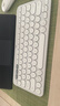 罗技（Logitech）时尚系列K390无线蓝牙键盘 超薄便携  K380升级版 白色 79键 实拍图