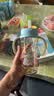 贝亲（Pigeon）防胀气 自然成长翻盖直饮吸管 大童奶瓶330ml 马戏团 18月+ AA279 实拍图