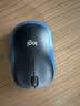 罗技（Logitech）M185鼠标 无线鼠标 办公鼠标 对称鼠标 黑色蓝边 带无线2.4G接收器 实拍图