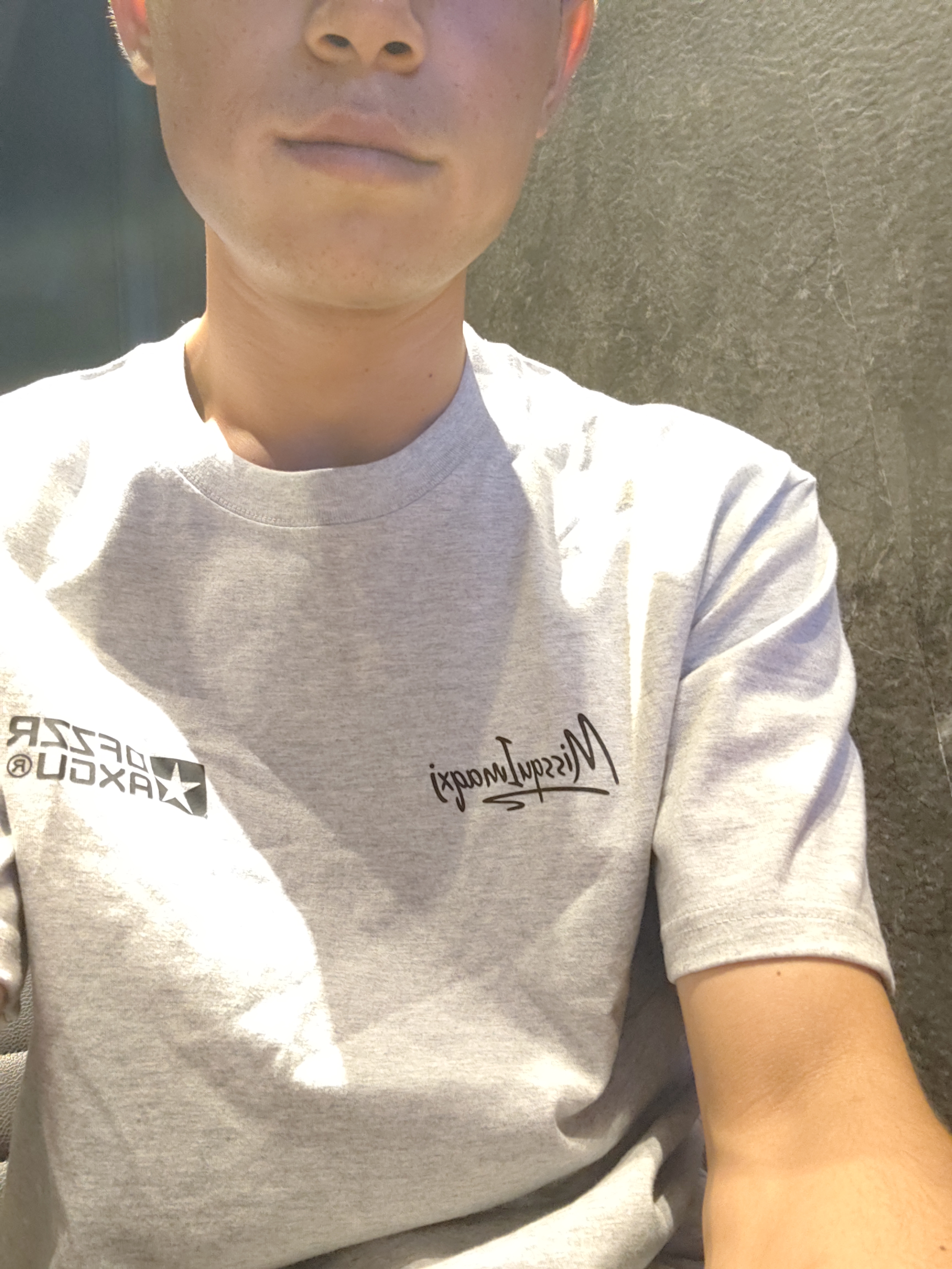 依如风美式高街潮牌短袖T恤男款cleanfit字母夏季新款纯棉重磅上衣服装 浅灰色 (重磅精梳棉) L （100-120斤收藏加购优先发货） 实拍图