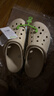 卡骆驰（CROCS）贝雅卡骆班洞洞鞋|205089 冬日白/彩色-1LI   41 /42(260mm)   实拍图