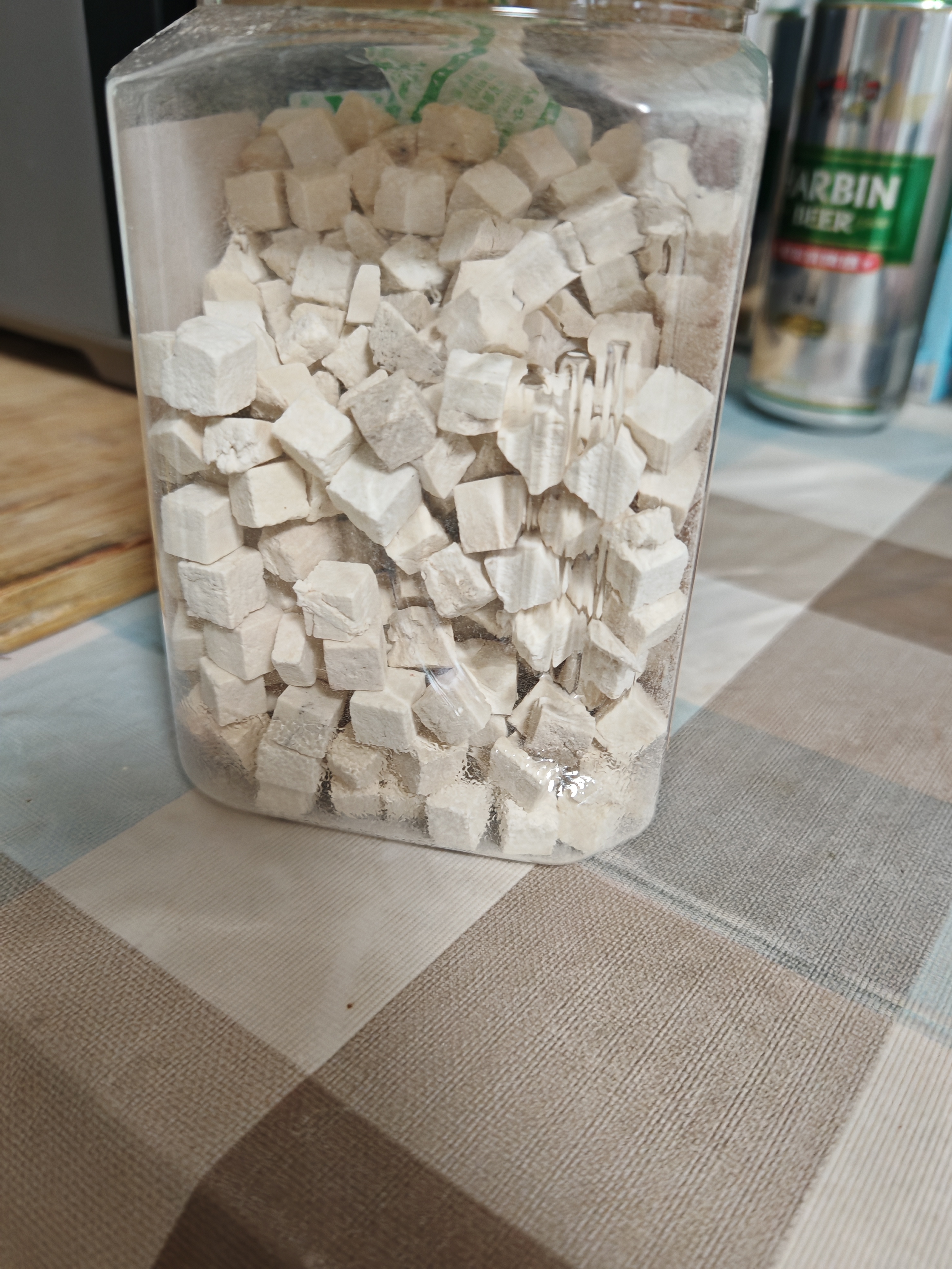 贡苑茯苓500克云南白茯苓块湿 新货茯苓丁茯苓片气黄芪党参祛当归片 实拍图
