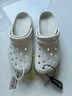 卡骆驰（CROCS）新款厚底云朵洞洞鞋送女友礼物206750 骨白色 37 -38 实拍图
