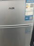 奥克斯小冰箱家用小型迷你冷藏冷冻两用出租房宿舍用节能省电寝室办公室电冰箱 【净化去味】126银色【高效保鲜 铜管速冷】22L 实拍图