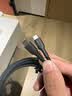 贝尔金（BELKIN）苹果充电线 数据线type-c 苹果17充电 手机快充线 USB-C电源线电脑快充线 2米编织款 黑色 CAB024 实拍图