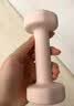 Keep哑铃女士健身家用彩色浸塑环保手铃亚铃全身塑形樱粉1kg*2 实拍图