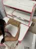 尊眠（ZUNMIAN）儿童学习桌椅套装 6-18岁可升降写字桌 中小学生家用80cm粉色书桌 实拍图