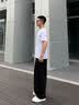 杰克·琼斯（JACK&JONES）26年男装新款【凉感】短袖T恤男士简约纯色透气打底耐洗半袖 A06本白色 常规 XL （185） 实拍图