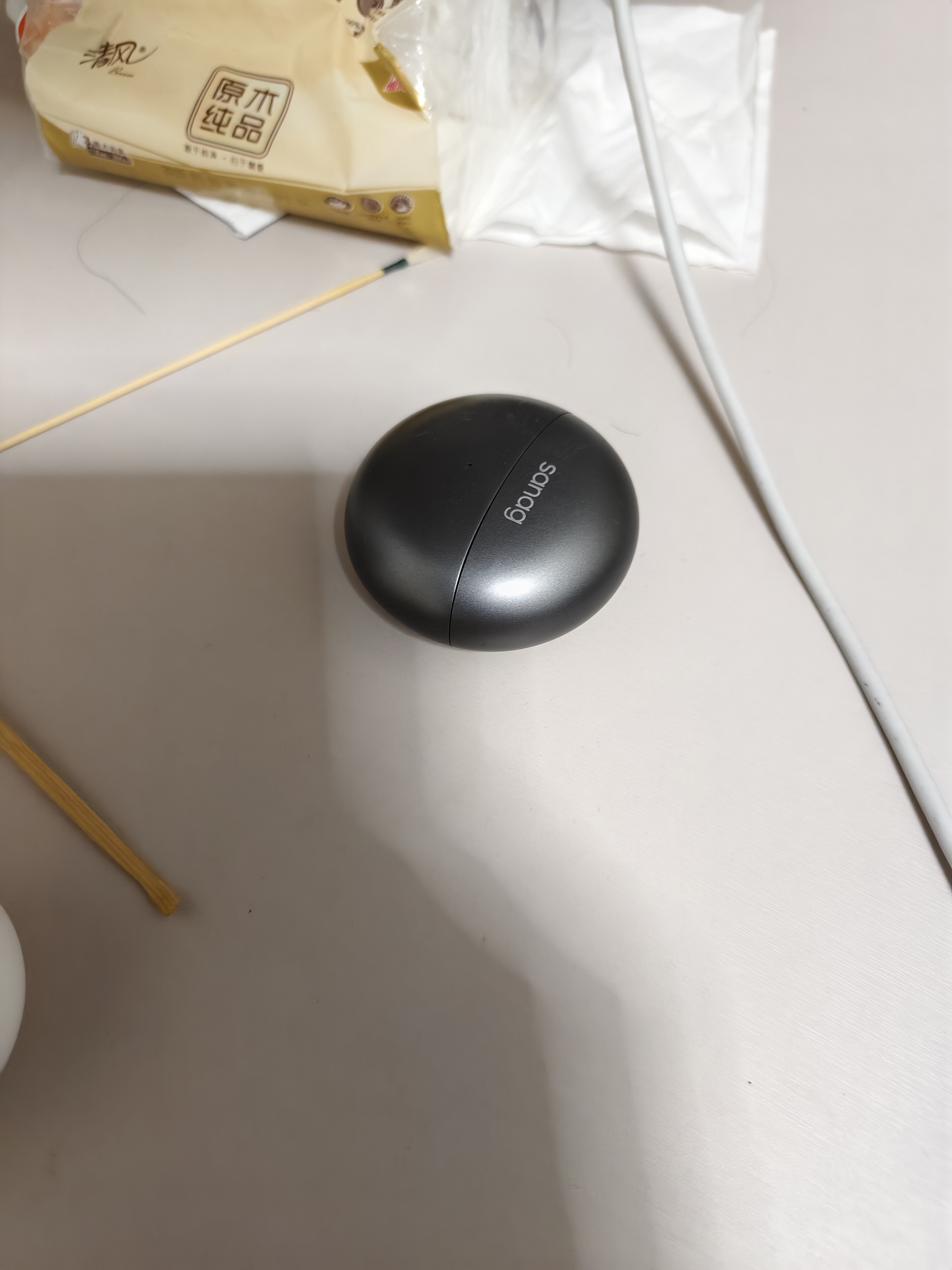 SANAG塞那J20S 睡眠耳机蓝牙降噪隔音睡觉耳塞侧睡mini超薄入耳式无线不压耳助眠隐形白 实拍图