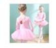 宾娜诗（binnashi） 儿童舞蹈服夏季短袖女童芭蕾舞裙女孩拉丁跳舞裙舞蹈衣开档粉色 长袖粉色 110 实拍图