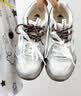卡帕（Kappa）女鞋流光德训鞋子女2026新薄款夏季透气休闲运动鞋小白鞋女银色38 实拍图
