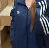 adidas通勤百搭三条纹休闲运动夹克外套男女春秋阿迪达斯三叶草   深靛蓝（推荐选大一码)   S 实拍图