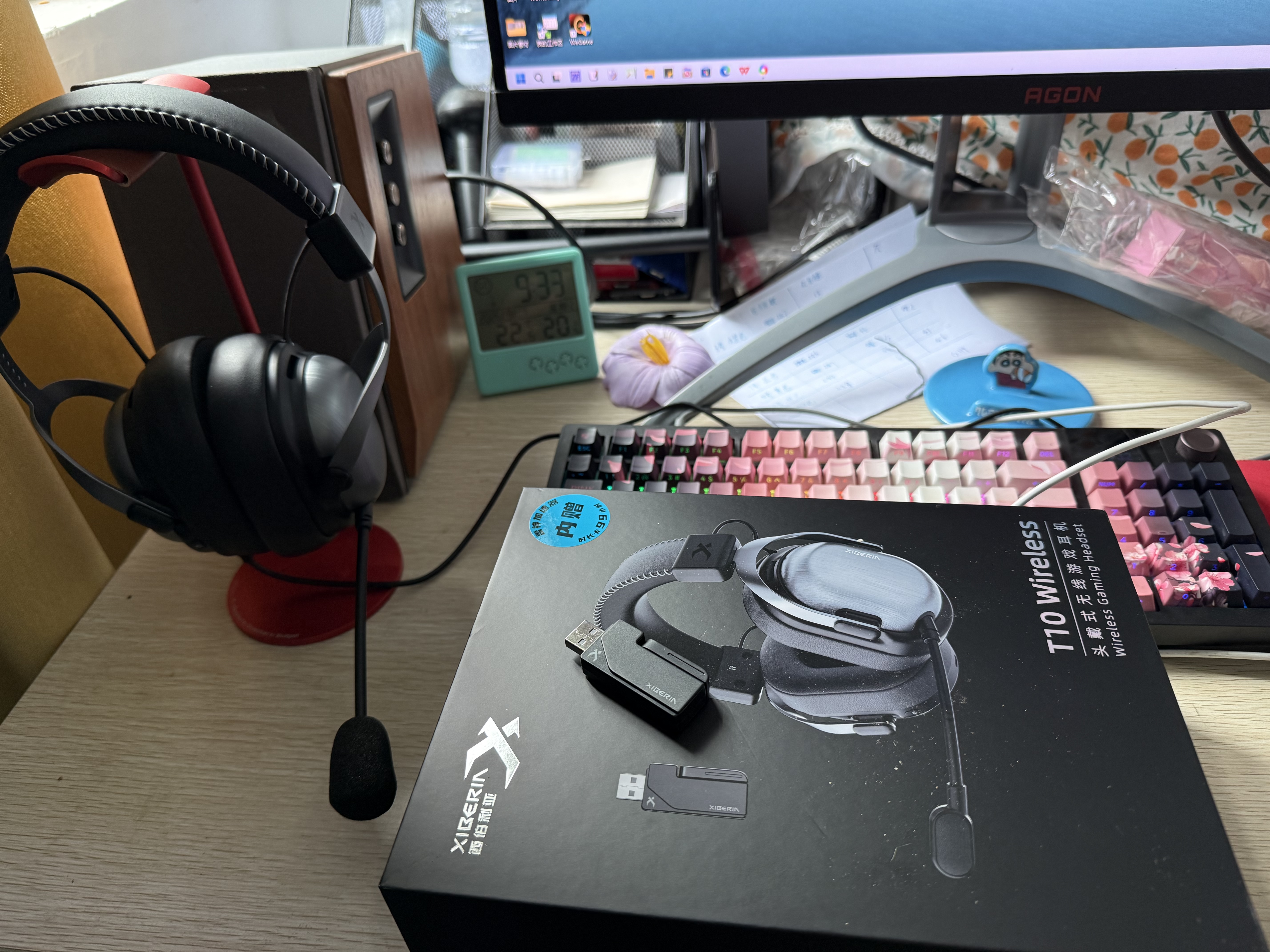 西伯利亚T10 Wireless 【左梓轩小叮当同款】无线蓝牙游戏耳机头戴式电竞四腔体战术【赠超导冰感耳套】 实拍图