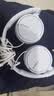 索尼（SONY） MDR-ZX110AP 头戴式有线耳机3.5mm接口 时尚穿搭 带麦可通话英语学习考试办公笔记本电脑手机适用 白色 实拍图