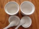 京东京造 炖盅 陶瓷汤碗蒸蛋燕窝辅食碗家用带盖赠勺子纯白460ml 实拍图
