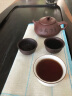 康韵 紫砂茶具品茗杯功夫茶杯茶碗手工小茶杯子主人杯单杯个人小口杯 紫泥-广口杯 实拍图