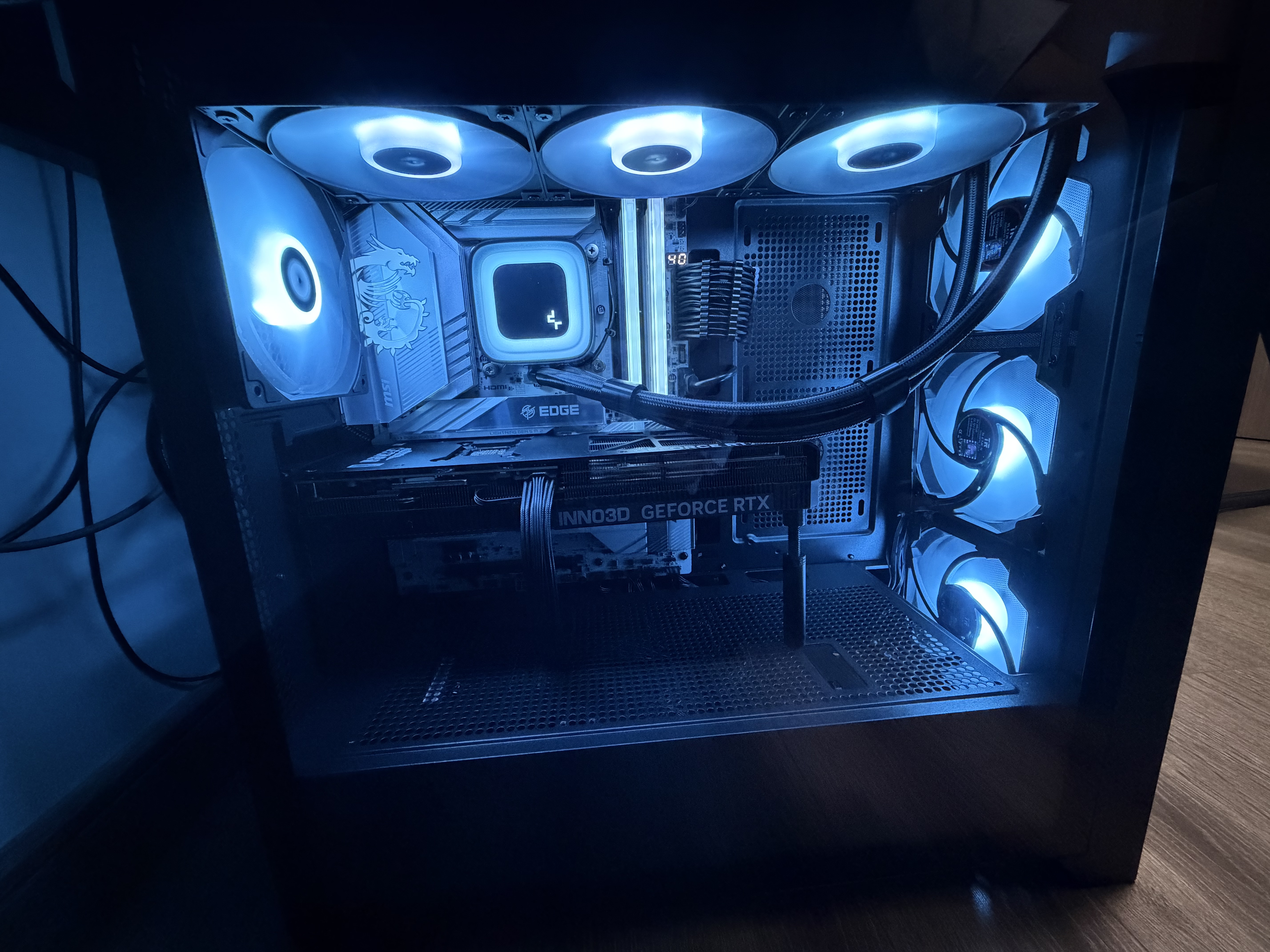 九州风神（DEEPCOOL）冰果360水冷CPU散热器/300W/动感果冻光效/PWM调速水泵/3年质保/支持1851 晒单实拍图