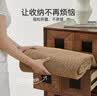布鲁罗曼（BULULOM）入户门地垫仿剑麻地毯门垫进门脚垫 驼黄色-仿剑麻-棉布底50*80cm 实拍图