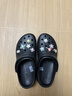 CROCS卡骆驰白鹿同款云朵洞洞鞋时尚百搭户外沙滩鞋|206750 黑色-001(含智必星) 39 (250mm) 实拍图