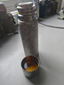 JRINKTEEA日本品牌纯钛保温杯茶水分离钛水杯车载男士焖泡茶杯户外礼品杯 升级款陨花银500ml无喷漆 实拍图