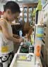 Eve Stone SPECIAL GIRL LIKE YOU玩具女孩厨房玩具3-6岁套装仿真厨具做饭煮饭儿童过家家女童礼物 超大号100cm+烤面包机+101件套绿 小厨房4岁男女孩6-12岁宝宝生 实拍图