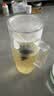 乐扣乐扣（LOCK&LOCK）透明盖凉水壶 玻璃冷水壶泡茶壶带把家用大容量耐高温杯子1.3L 实拍图