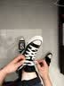 匡威（Converse）All Star夏季经典帆布男女高帮休闲运动鞋黑色101010 101010/黑色 35 实拍图