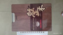 爱仕达（ASD）菜板进口乌檀木99%抗菌砧板整木加大加厚双面防霉面板40*28*2.5cm 实拍图