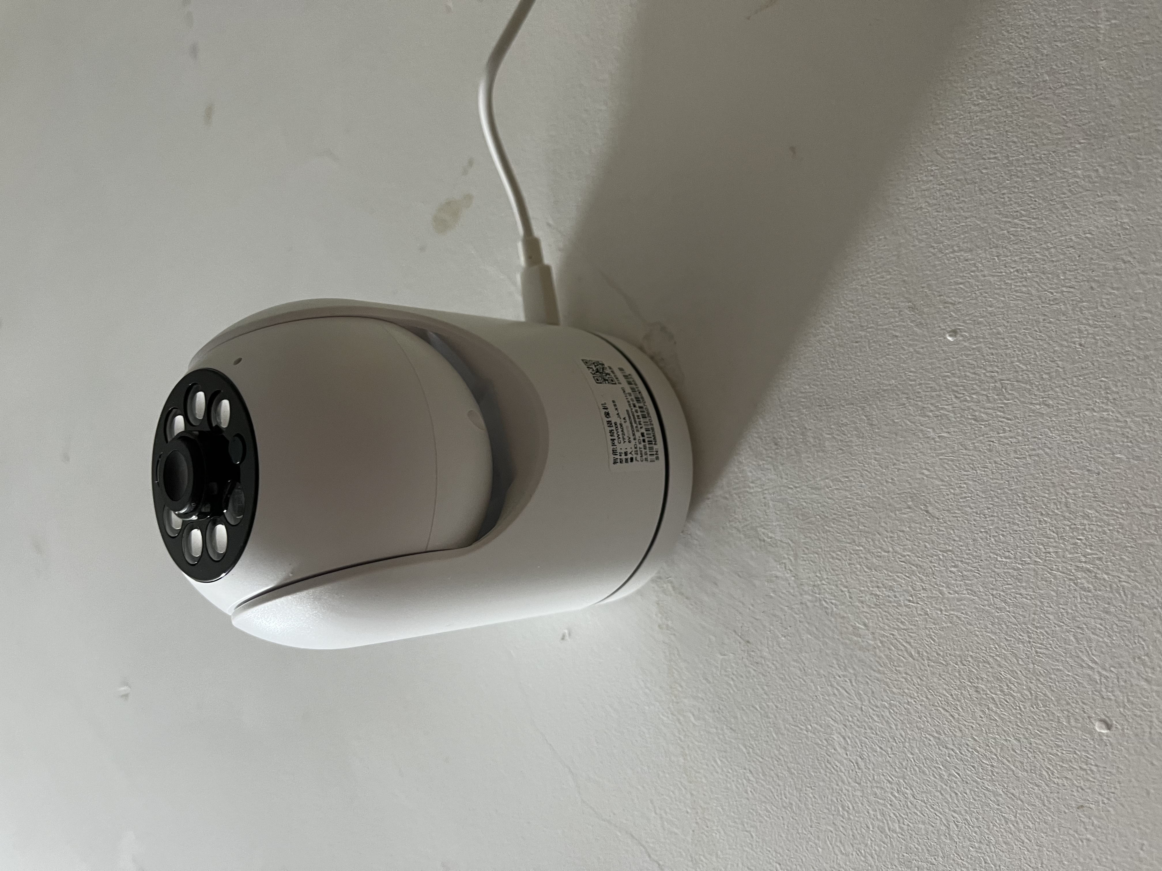 纽曼无线家用摄像头AI手机远程监控器360度无死角带夜视全景语音500万像素高清自动旋转可对话室内云台 实拍图