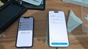 闪魔【AR增透抗反光】适用苹果17Promax钢化膜iPhone17promax手机膜AR增透全屏防尘无尘仓保护膜2片装 实拍图