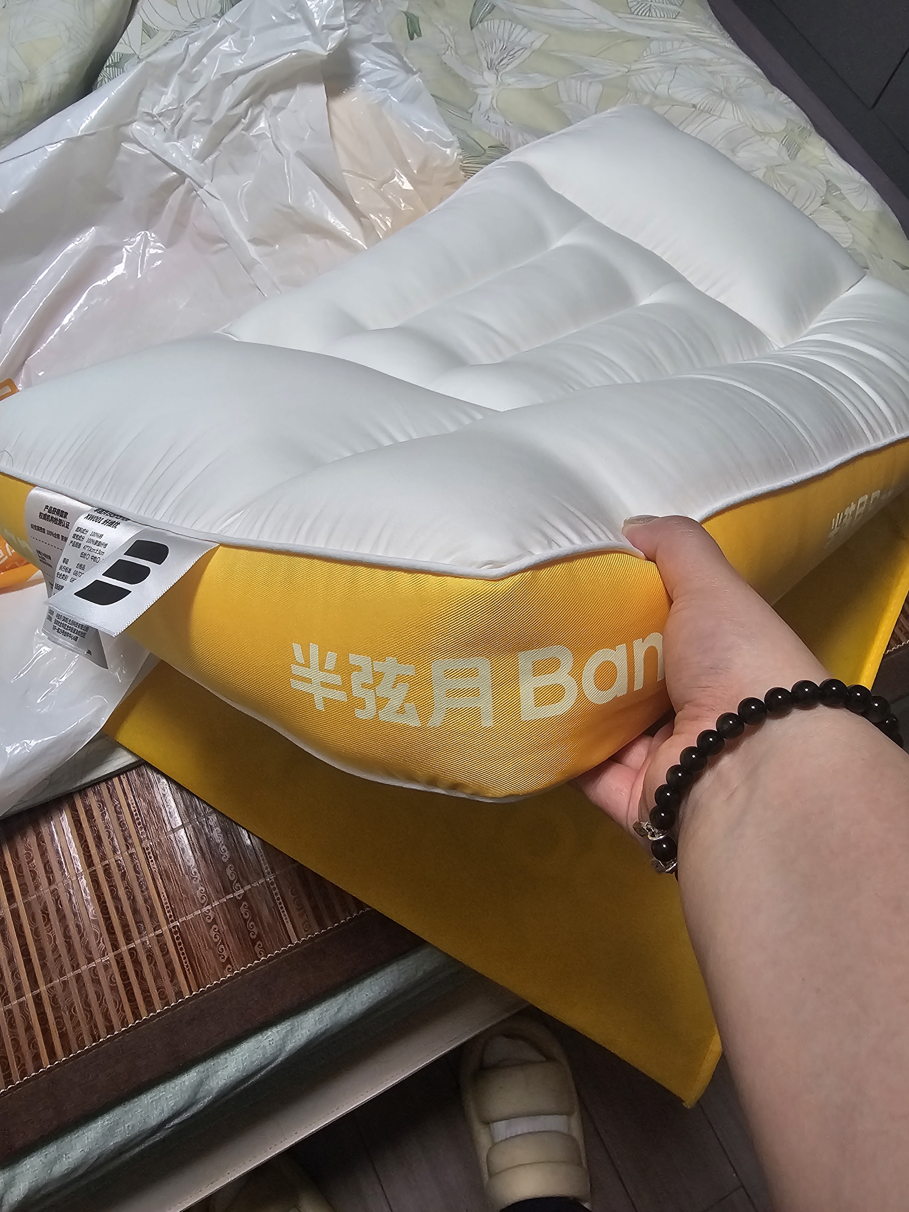 半弦月枕头枕芯成人单人高枕护颈椎助深度睡眠一对儿童家用宿舍护颈低枕 【全网百万热销】 A类 单只 护颈高枕11cm 机洗不变形-换洗更轻松 实拍图