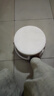 【京喜甄选】椅子万向轮美缝凳子带轮旋转擦地矮凳美甲修脚凳滑轮 儿童凳-米白色款 实拍图