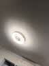索亚达卧室灯吸顶灯现代简约led主卧灯2026年新款网红水晶书房房间灯具 海豚款直径46cm48瓦 三色变光 实拍图