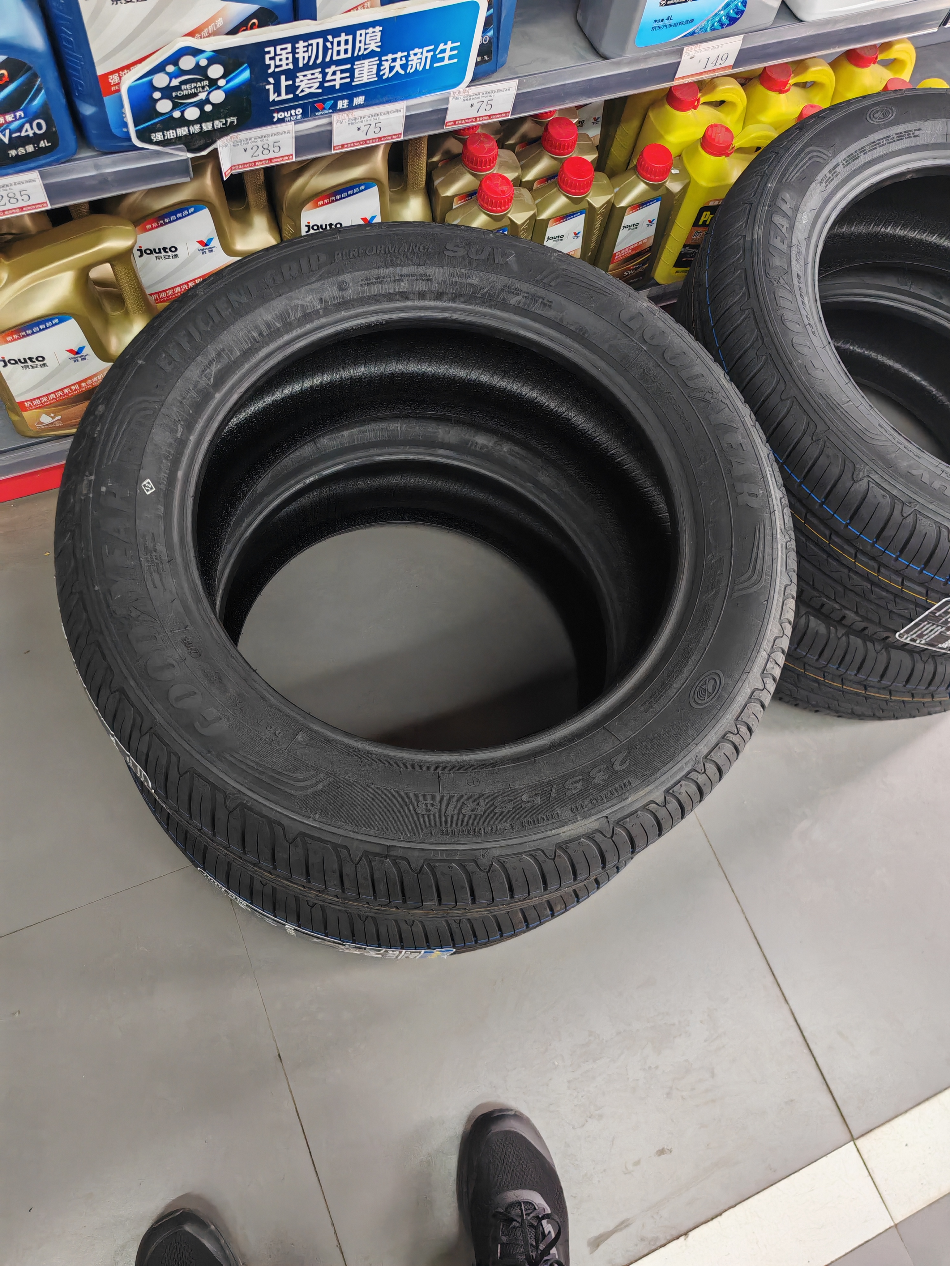 固特异（Goodyear）汽车轮胎 235/55R18 100V EGP SUV 御乘二代 SUV 原配探岳/领克05 实拍图