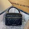 CHARLES&KEITH菱格链条手提斜挎小方包盒子包包女包生日礼物送女友CK2-80782534 Black黑色 小包 实拍图