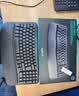 罗技（Logitech）Wave Keys人体工学键盘无线蓝牙办公平板ipad键盘Mac笔记本薄膜98配列键盘家用双模带掌托倾角支架 Wave Keys黑色(带Bolt接收器) 实拍图