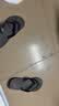 卡帝乐鳄鱼（CARTELO）人字拖鞋男士新款夏季沙滩户外穿软底居家用室内时尚透气夹脚凉拖 实拍图