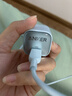 ANKER安克套装20W苹果充电器蓝+C-C快充数据线0.9米蓝 实拍图