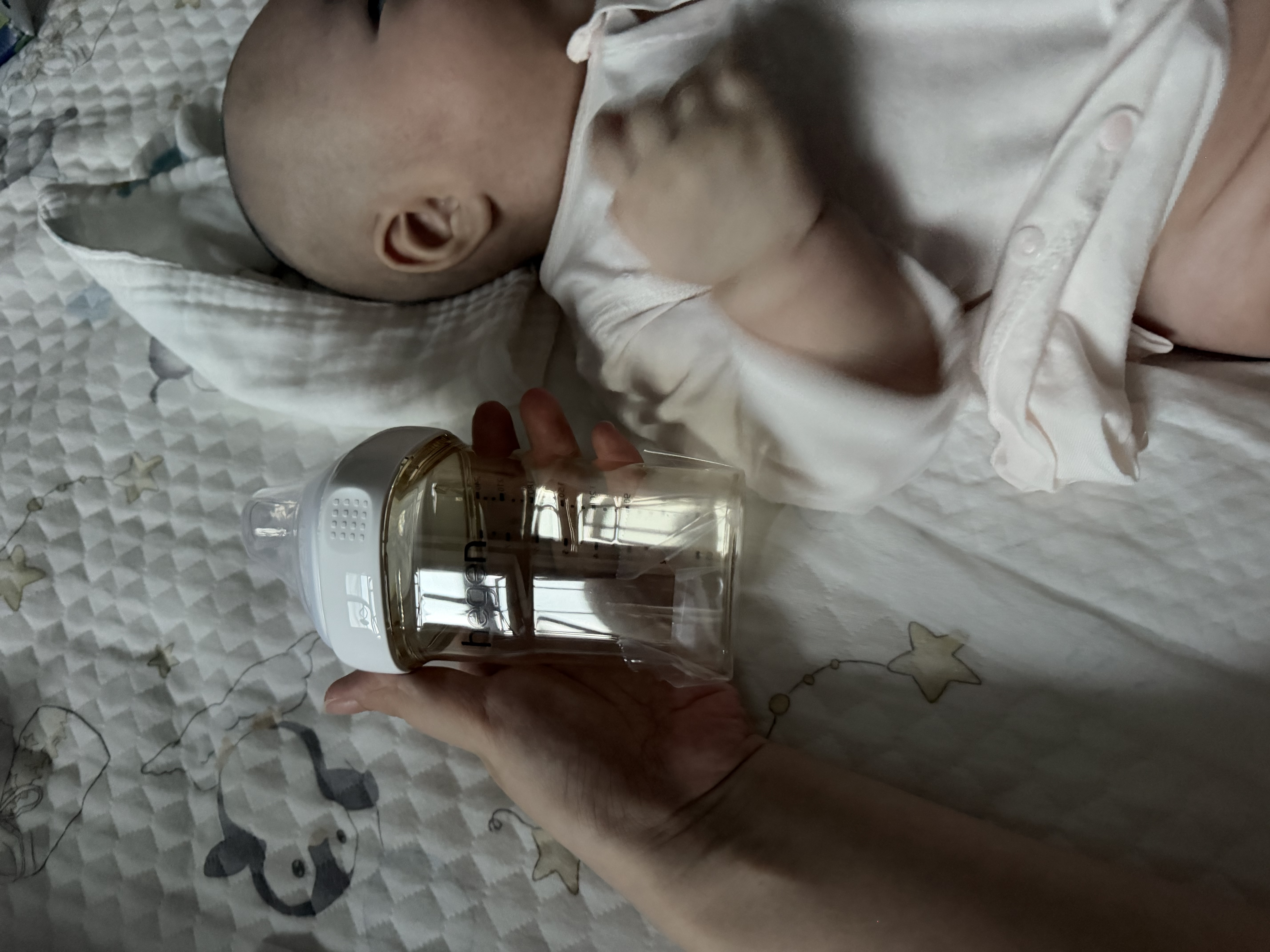 HEGEN海格恩奶瓶PPSU防胀气防呛仿母乳原装进口赫根240ml新生儿3-6个月 实拍图
